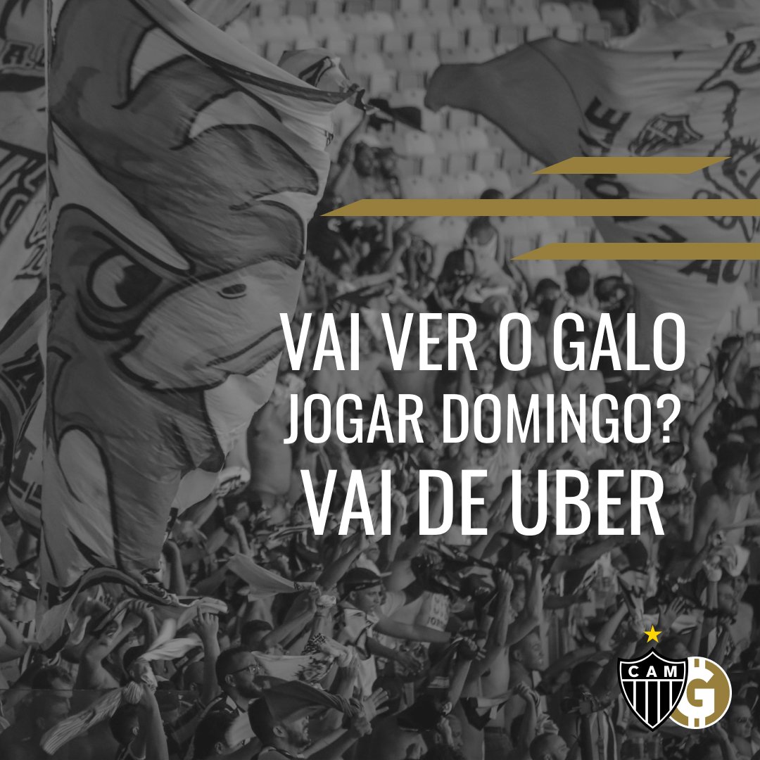 GaloCoin's tweet photo. Domingo tem jogo contra o CSA pelo Brasileirão às 19h.

Se for assistir ao jogo no Independência, já sabe, vá de Uber e fique na #CaraDoGol. 

Aqui é #GALO #Parceria #Uber #Galocoin 🏴🏳️ https://t.co/jMBpiz8lOU