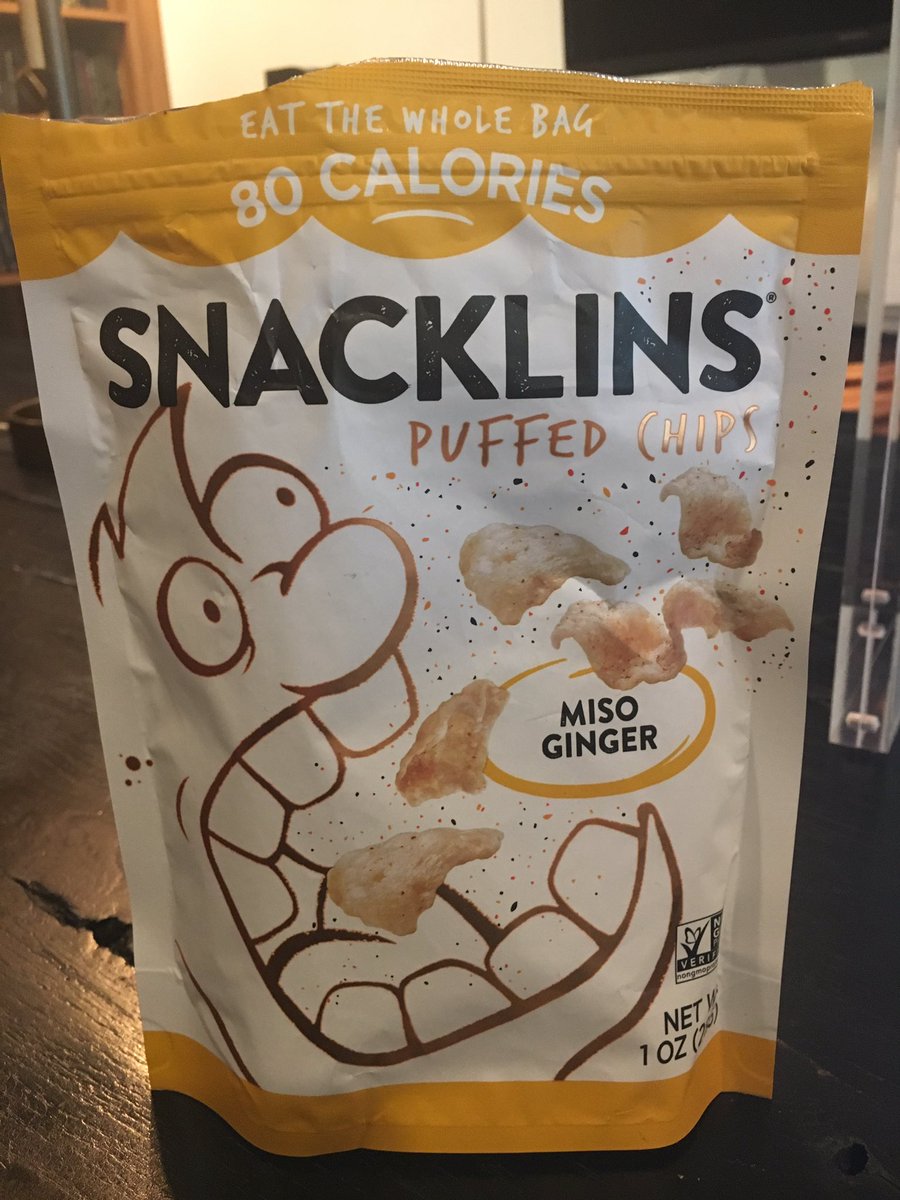 NathalieGibson's tweet photo. When moving house it’s essential to have some snacks to keep you fueled - our go to is @FoodBytes Montreal alum @eatsnacklins which are delish and only 80 calories. #misoginger #foodbytes #snacklins https://t.co/CUrj6BB06U