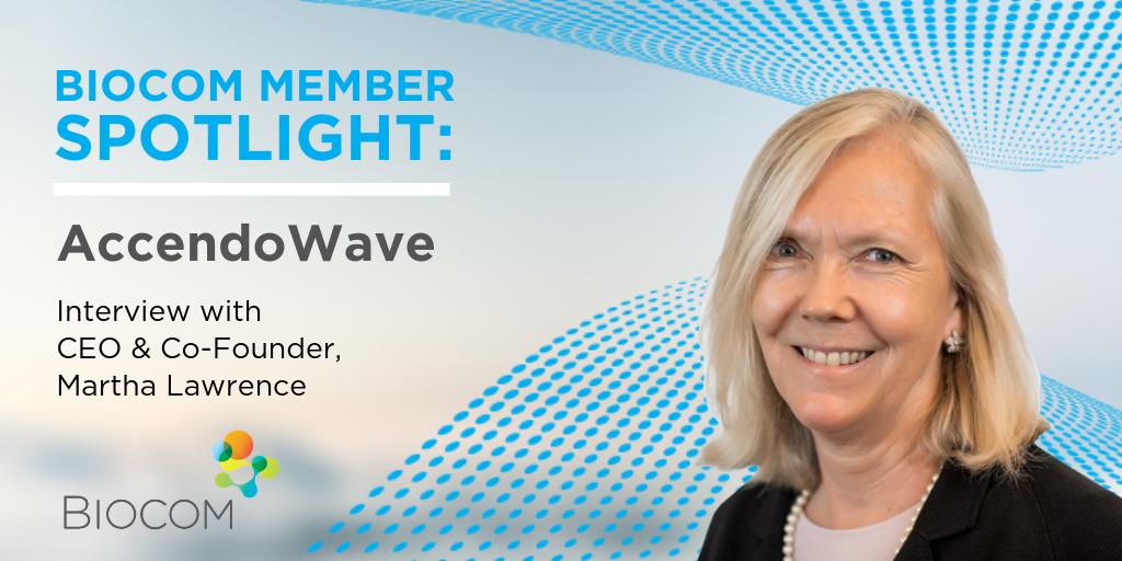 Biocom's tweet photo. Fridays are for celebrating 🎉 so we're thrilled to launch a special #BiocomMemberSpotlight series where we'll share the innovative life science discoveries being made throughout CA! Hear from CEO &amp; Co-Founder Martha Lawrence of @AccendoWave in our Q&amp;A: https://t.co/m5TScJ3c4N https://t.co/bSCRETCvYJ