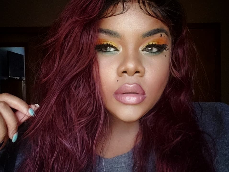 nikinami_'s tweet photo. Kick Push
@themakeupshack #RainforestPalette @eddiefunkhouser Decadence palette + foundation + concealer + luminous powder + liner + mascara @ColourPopCo Dukes @revlon Seduction @fentybeauty #trophywife @getdrenchedcos #BeatButWoke Comet Water #makeup #glow #melanin #beatbyme https://t.co/vA3Og82ImS