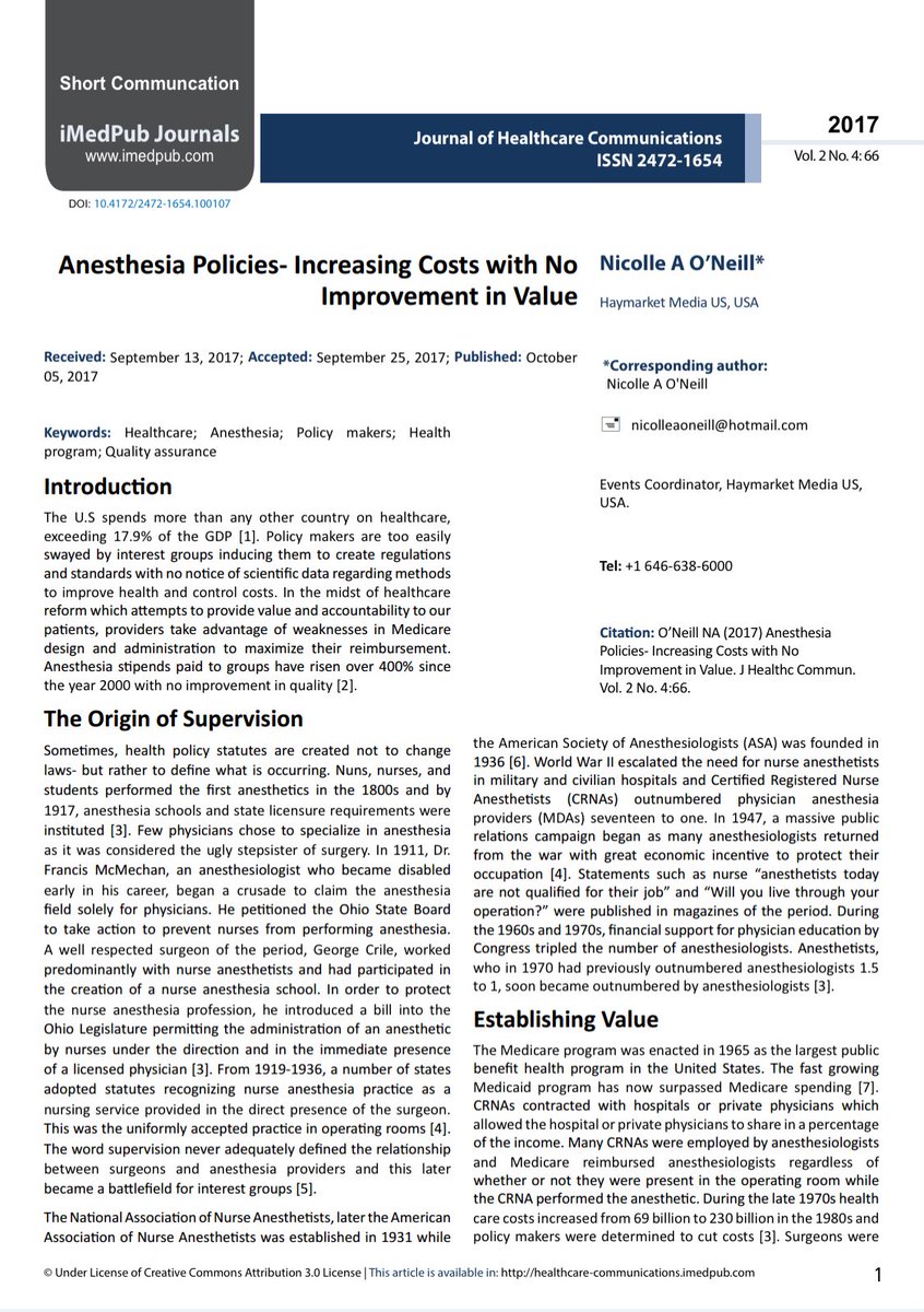 <a href="/RepStephMurphy/">Archive: U.S. Rep. Stephanie Murphy</a> @aanawebupdates “The costs to hire multiple providers to do the same job is absorbed by various public programs in the health care system and is money that could be allocated more efficiently. Scientific research on outcomes and value should be the guide to determining health care policy.”