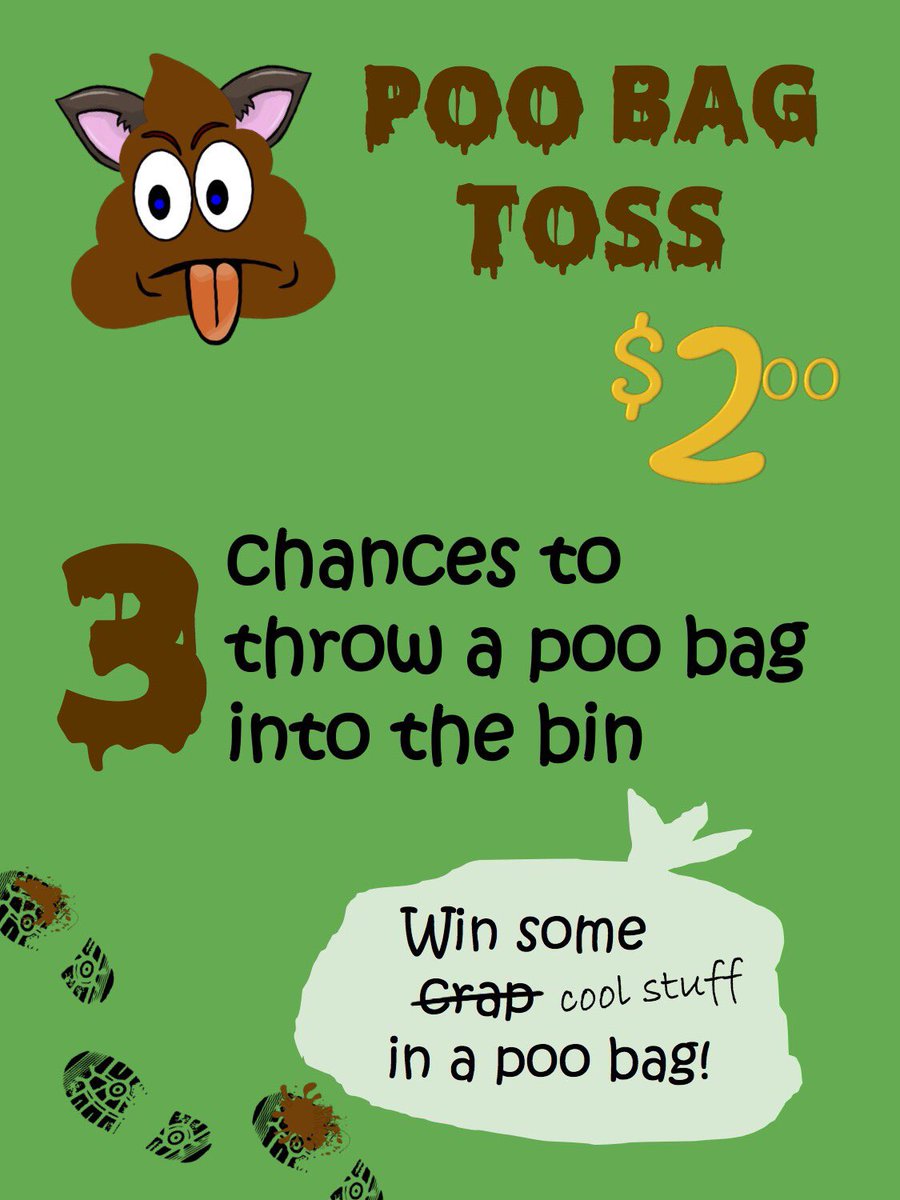 PDRhowler's tweet photo. The Poo Bag Toss is back for the #HOWLer!

Play to be named the “Poo Bag Toss Grand Champion” and win a great basket, including a $50 Per Valu gift certificate!! https://t.co/FwTFfueE9a