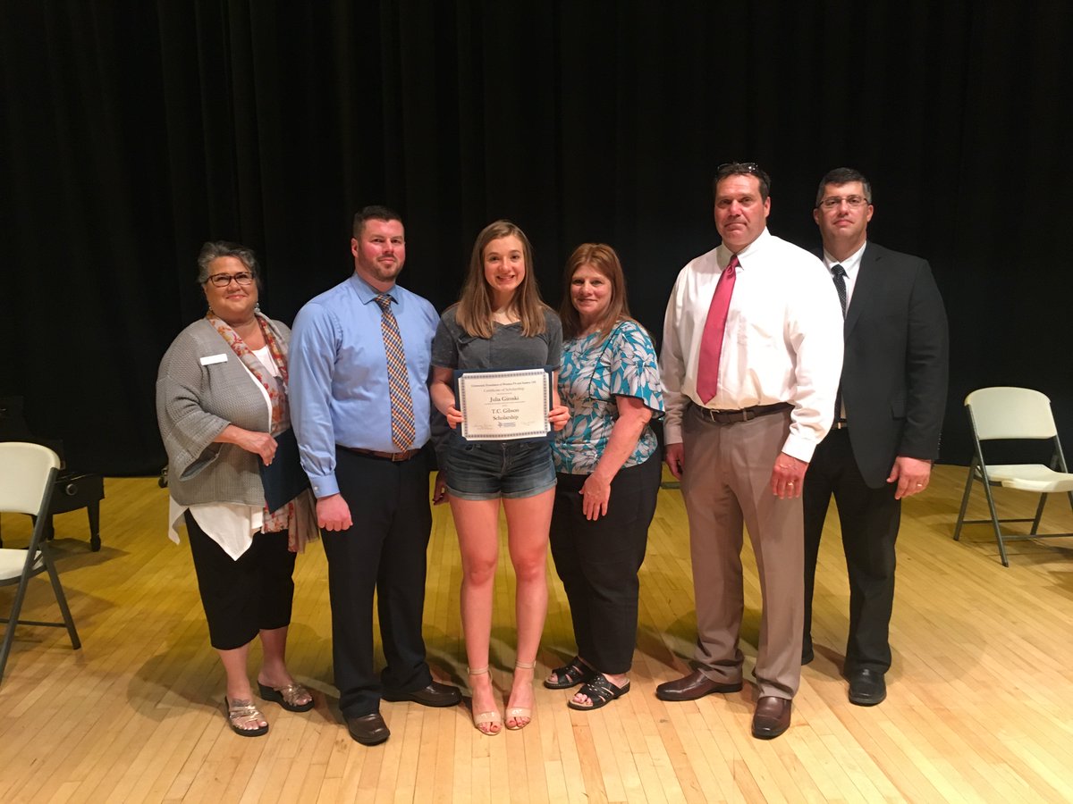 Congratulations to Class of 2019 Valedictorian Julia Giroski!!!  Julia is the winner of the T.C. Gibson Award and the accompanying $3000 prize.  This award has been presented to the highest ranked student in every GHS graduating class since 1956.