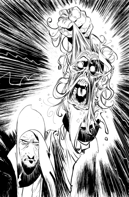 Uploaded my store with some new original pages from CODA! https://t.co/vr5rOhOk7U 
 It me up with a DM or mail at matiasbe@gmail.com if there's some other page you'd like to own. 
#coda #comics #fantasy 