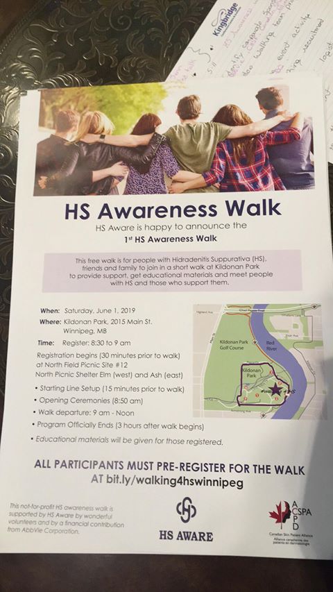 Is anyone else as excited as we are for the upcoming HS Awareness week our our cross country walks?