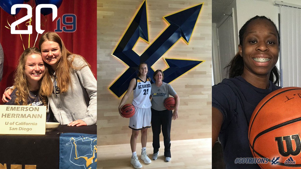 UCSDwbb's tweet photo. Excited to announce the additions of Hanna Beckman, Emerson Herrmann and Tyla Turner to the #Tritons family! https://t.co/R3cxkQQTKf #GoTritons #ucsdwbb #TheTideIsRising π± https://t.co/wqgsGiaaG4