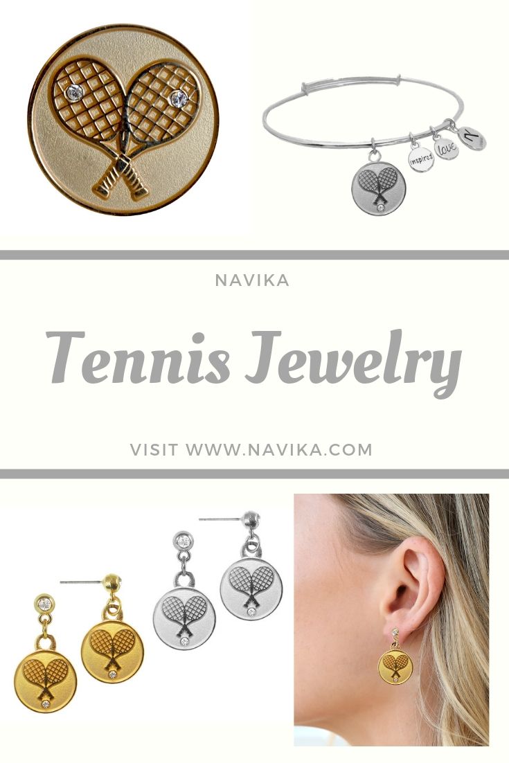 NavikaGolf's tweet photo. Get your tennis jewelry now at Navika!!!! Matching necklaces, bangles, and earrings in gold and silver🎾🎾🎾 https://t.co/sJugpqorE9 https://t.co/fA9QwOQw21