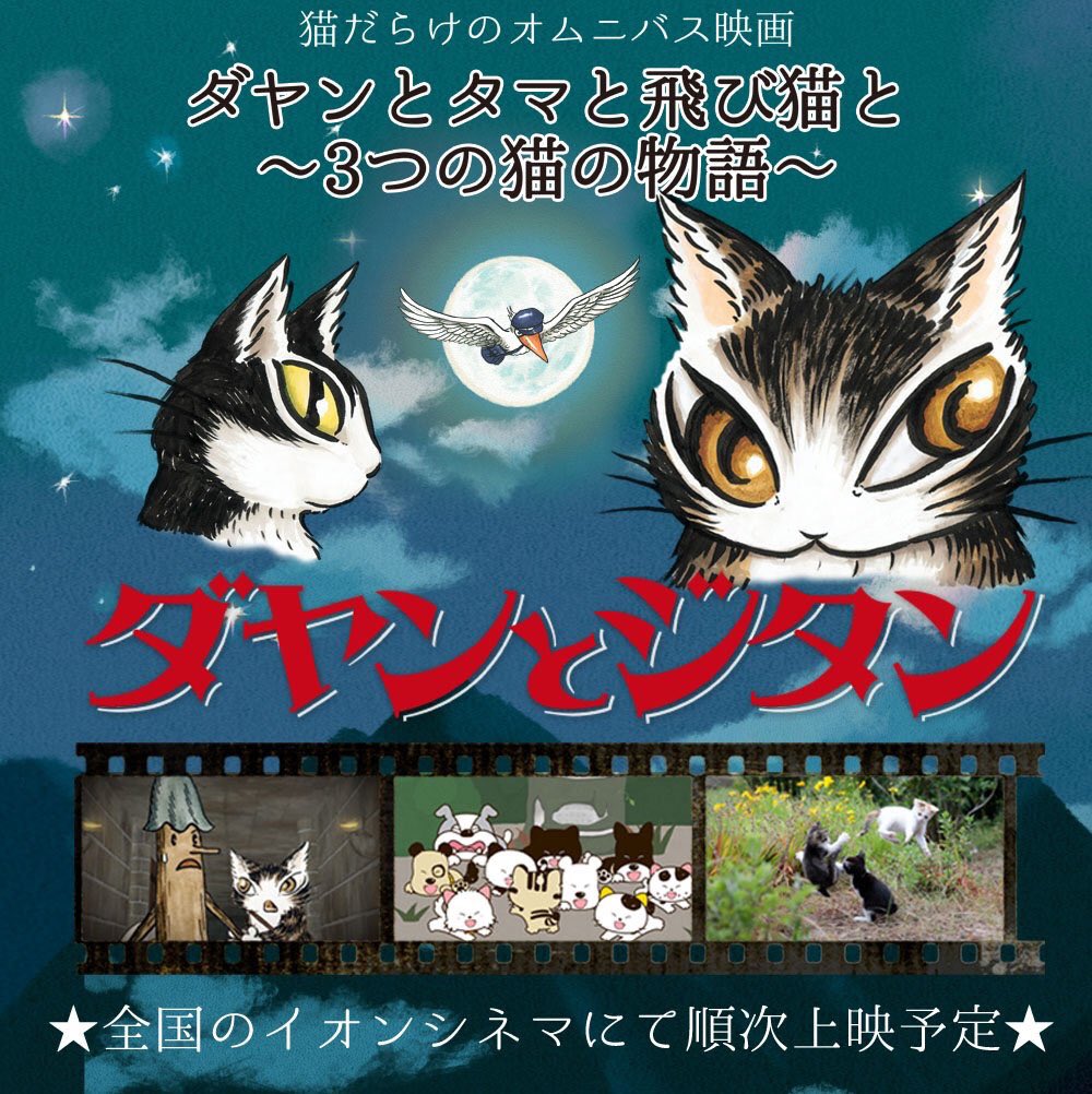 椿木はる Haru Tsubaki 映画 ダヤンとタマと飛び猫と 全国のイオンシネマにて公開中です ３つの猫の物語の中の１つ ダヤンとジタン にファロン役として出演させて頂きました ぜひご覧ください ダヤンショップ わちふぃーるど新宿