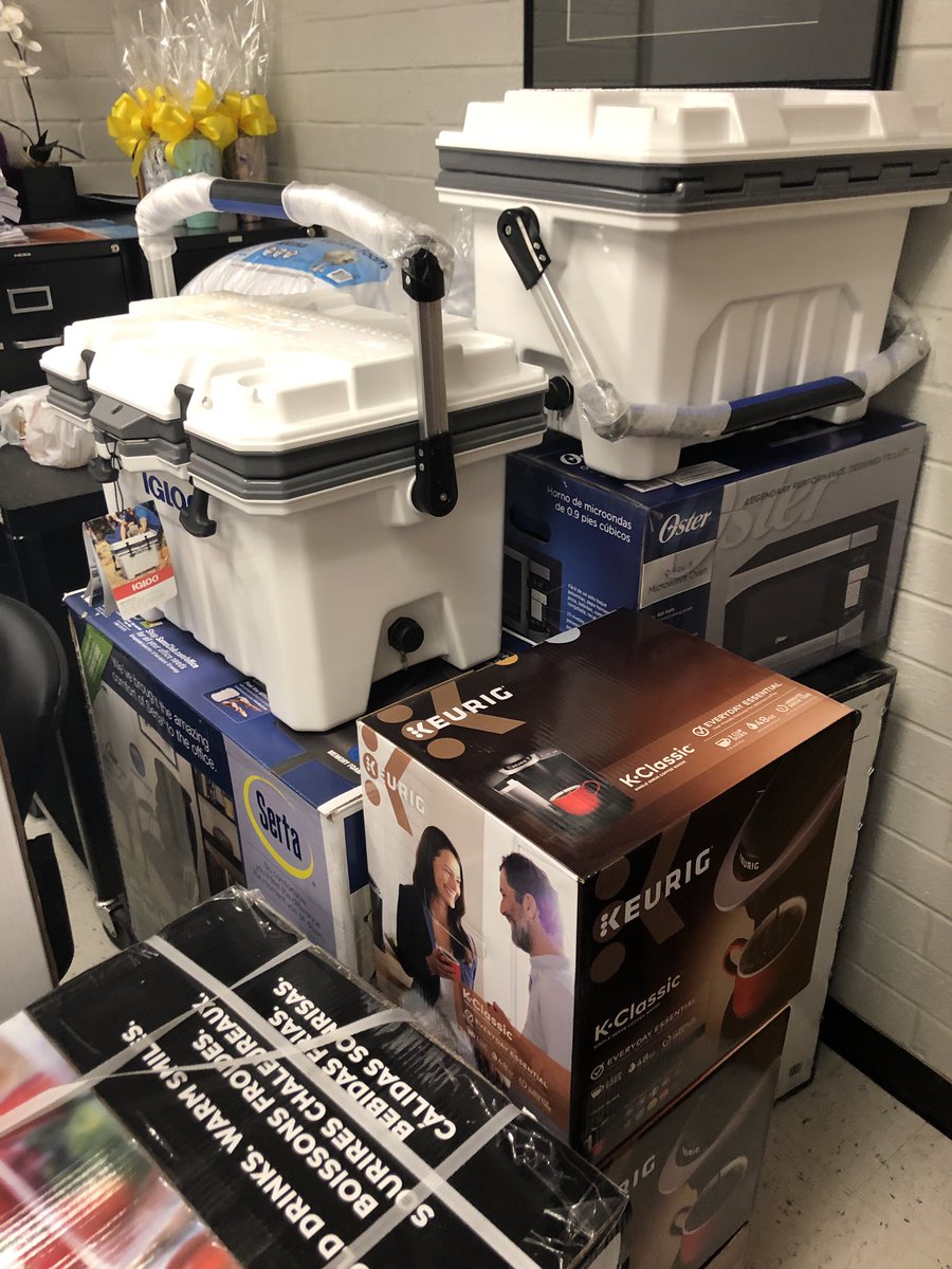 Melrsegovia's tweet photo. Sneak peek at the #McHiGrad2019 #ProjectCelebration gifts! @TheMainEventNC tomorrow night! See @McHiPride for tickets!!! Good luck! https://t.co/HIIz2f9jNl