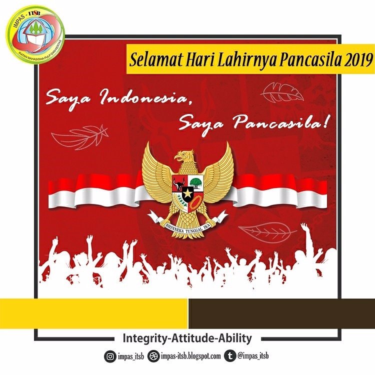 Pancasila merupakan dasar negara dan sebagai ideologi bangsa yakni sebagai landasan hidup dalam bernegara karena di dalamnya mengandung nilai-nilai dan norma-norma yang mengatur berbagai aspek kehidupan dan bernegara.

Selamat Hari Lahir Pancasila
Kami Indonesia, Kami Pancasila!