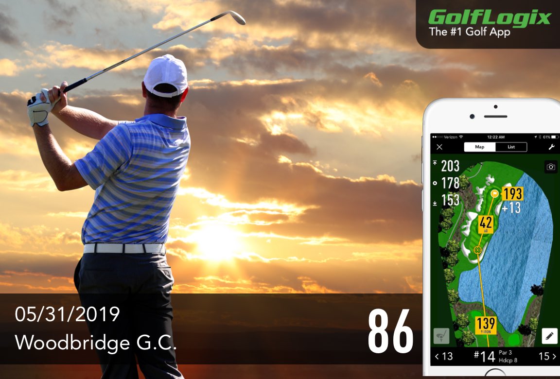 golfertx's tweet photo. Frank  K scored 86 at Woodbridge G.C.. View my Scorecard:   Not bad for not playing in over a year.  #golf #woodbridgegolfclub https://t.co/bDaX8nY3eV