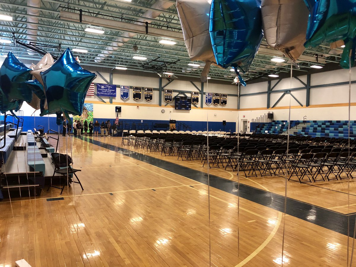 DrMarkLogan's tweet photo. Anxiously awaiting. Every year I get to experience amazing @FoxboroughRCS grads walk the stage, give me wide smiles, high-fives, and hugs, and venture off to their next phase of life. Embracing this special opportunity while I have it. #Enter2LearnExit2Lead #EdThatAddsUp https://t.co/QhaoMSWUzf