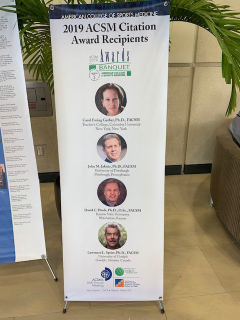 TStellingwerff's tweet image. I'm honored to have @LSpriet of @UofG_HHNS @uofg as my former PhD adviser and lifelong mentor.  Tonight he is getting an @ACSMNews Citation Award, and will be great to celebrate with him, Anne and friend (@Dr_Burr @LouiseMBurke &amp;amp; others).