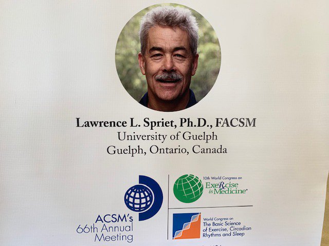 TStellingwerff's tweet image. I'm honored to have @LSpriet of @UofG_HHNS @uofg as my former PhD adviser and lifelong mentor.  Tonight he is getting an @ACSMNews Citation Award, and will be great to celebrate with him, Anne and friend (@Dr_Burr @LouiseMBurke &amp;amp; others).