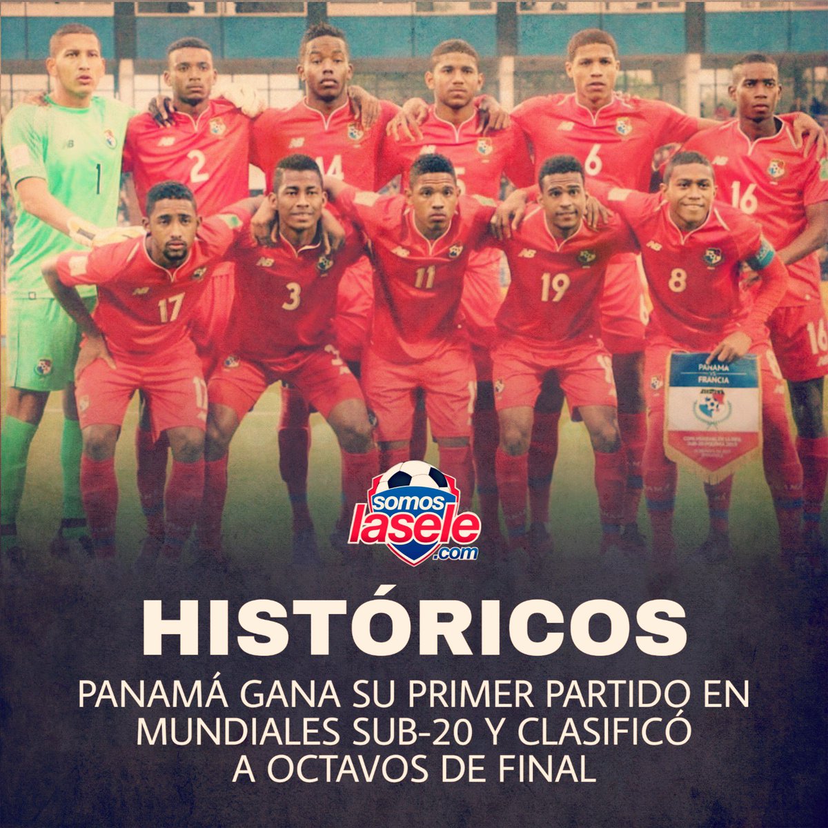 tvmaxdeportes's tweet photo. DALE LIKE Y RT!!!
¡ÚLTIMA HORA🚨! Panamá clasificó a los octavos de final del Mundial Sub-20 de Polonia luego del empate de Portugal 1-1 ante Sudáfrica. Primera victoria en Mundiales y logrando las clasificación histórica. #SomosLaSele ⚽🇵🇦 https://t.co/0g2Sf5tjSR