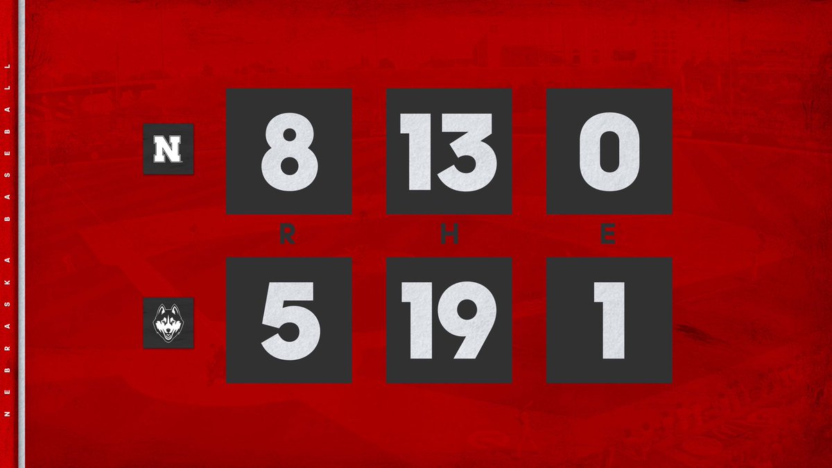 HuskerBaseball's tweet photo. HUSKERS WIN. ⚾️🌽

#GBR https://t.co/SYSYWamqB8