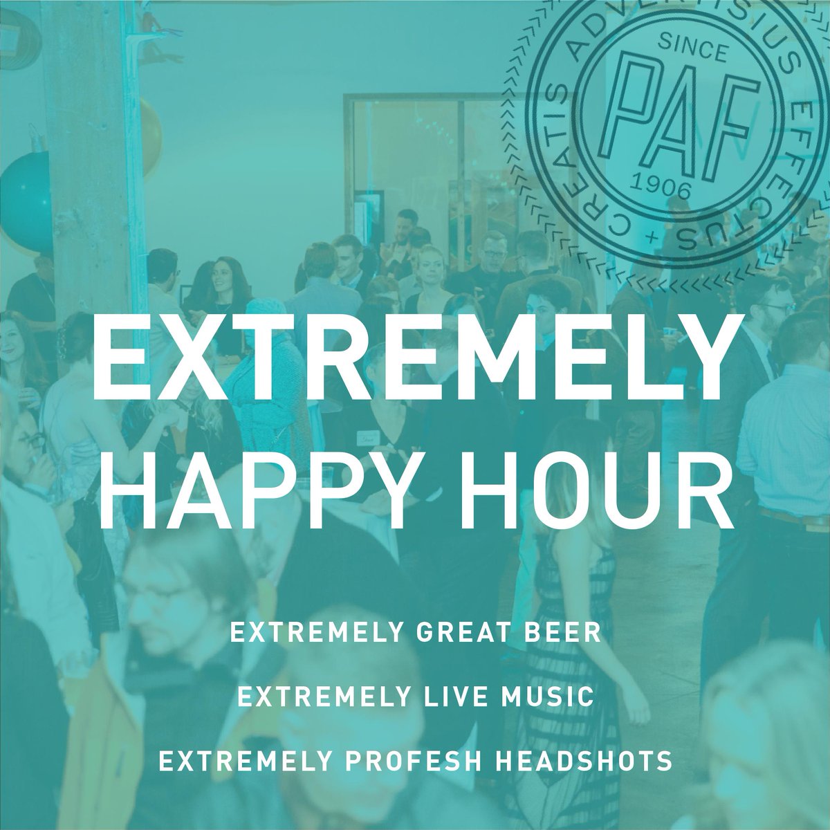 Join us 6/6 for our #ExtremelyHappyHour with @portlandadfed! We'll showcase our work, have an Instagram-worthy charcuterie table, beer from @UprightBrewing, a raffle, live music by Jordan Harris, &amp; professional headshots with WOOD &amp; SMITH photography! wc.link/PAF2019