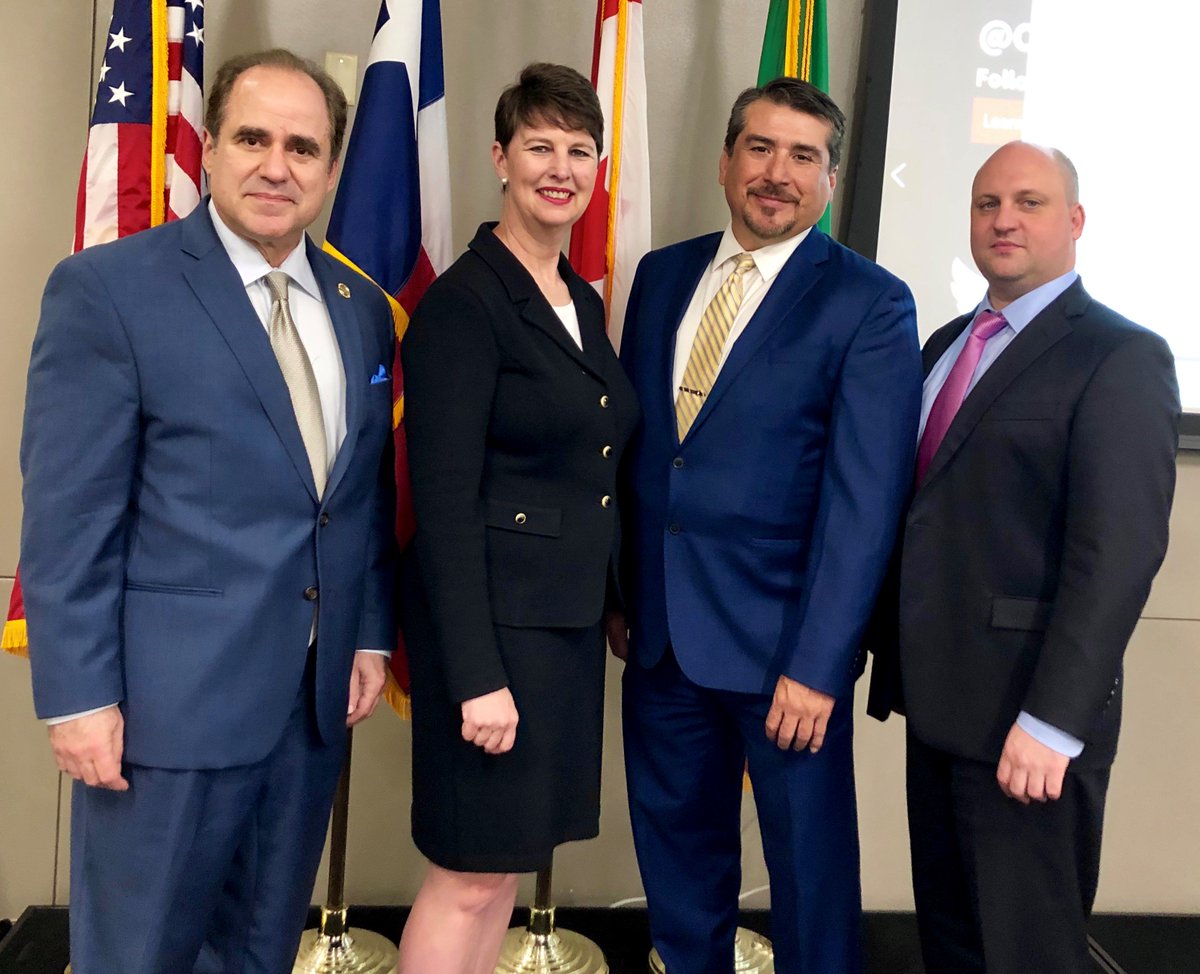 CBPTradeGov's tweet photo. Keeping the door open: @CBP and COAC members discussed opportunities to improve the information sharing environment with trade stakeholders at the quarterly COAC public meeting yesterday in Laredo. https://t.co/4ykMDJqgiQ #CBPTrade https://t.co/OIBg6sbp9r