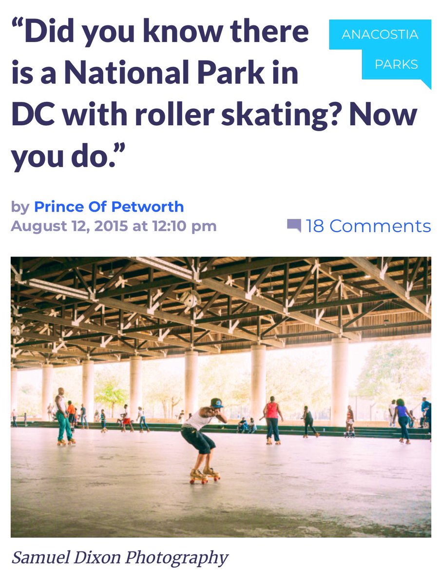 FreeinDCBlog's tweet photo. In case you didnโt know... there is a Free outdoor Roller Skating Rink in #Anacostia @AnacostiaNPS @yota2018 See post on @PoPville for more info! https://t.co/sMgU04GEJ3 https://t.co/CD39suPpJT