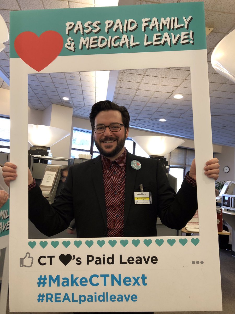 brianmar33's tweet photo. its finally happening! paid family medical leave is being debated in the house after passing the senate last week. #MakeCTnext https://t.co/Q2KSwtu0iC