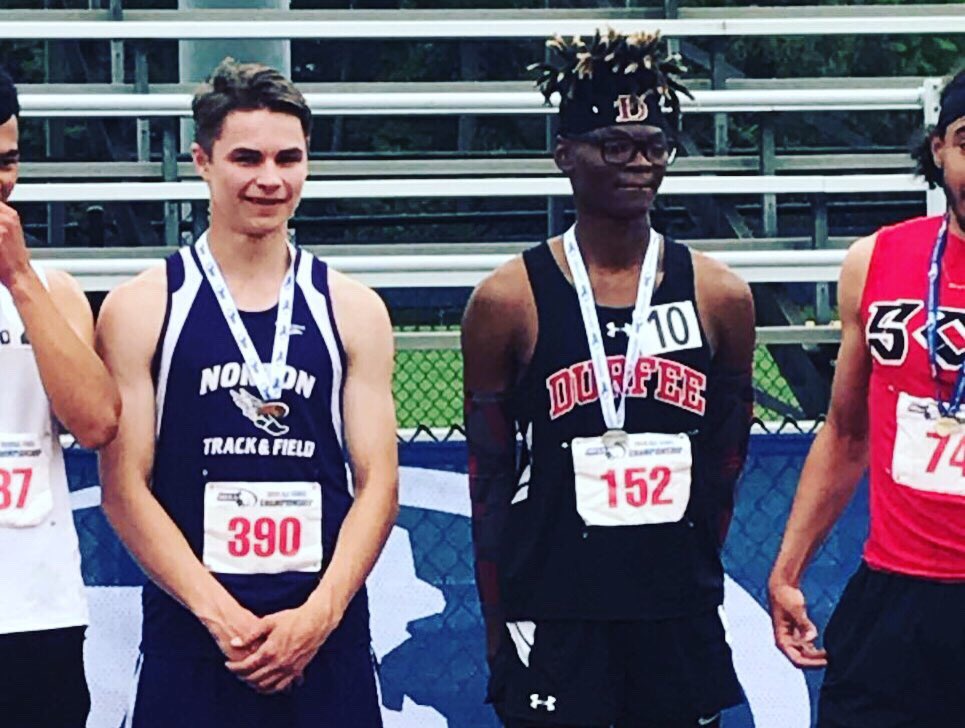 NHSCoachTaylor's tweet photo. Proud of this guy! In an event dominated by seniors at the All-State level, sophomore Iceman Paul Wisnaskas grabs 3rd place overall at the MIAA ALL-STATE Meet after his D3 State Champion finish last week with another new SCHOOL RECORD! #unstoppable #iceman #schoolrecord #nhstrack https://t.co/cuAxf6EJY2