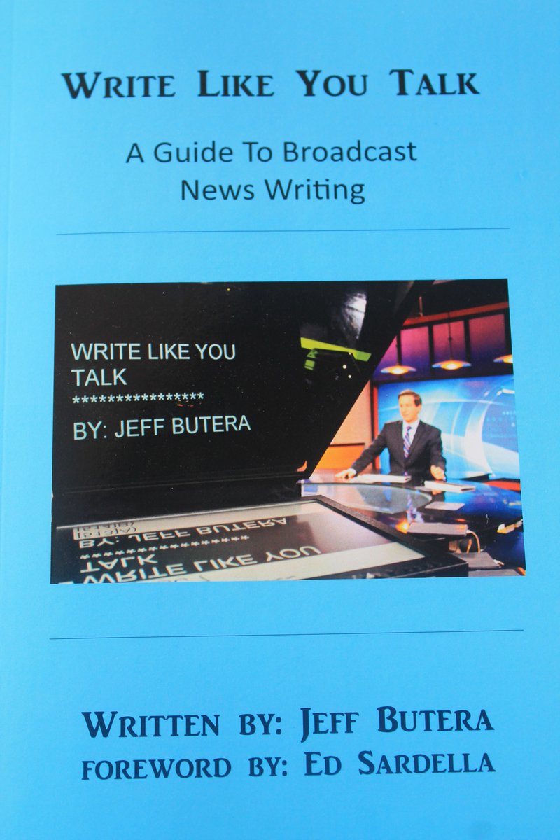 NEWS DIRECTORS --

If you'd like to order multiple copies of "Write Like You Talk" for your newsroom, just email me at Jeff@WriteLikeYouTalk.com.

I can offer you great discounts on a larger order!

"'Write Like You Talk' is a Masters Class in 150 pages." -- Justin Case, Scripps
