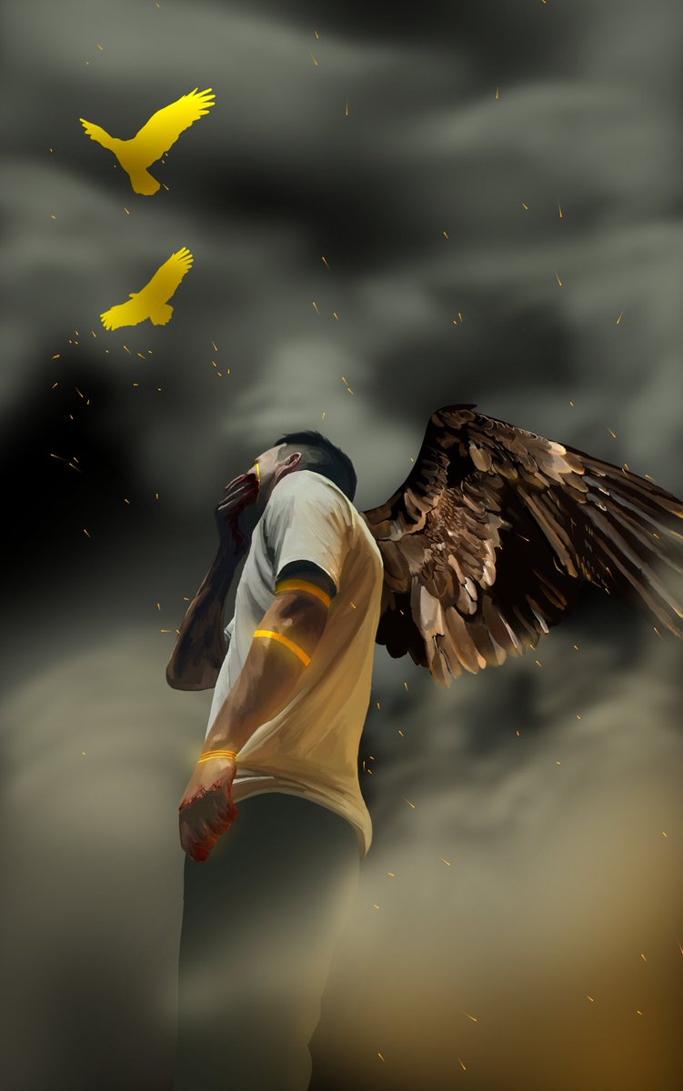 silentxwaltz's tweet photo. •we'll win but not everyone will get out• 
here's some #CliqueArt of @tylerrjoseph that only took about a day to finish, yet I'm proud of. I was gonna post later but I got too excited to share it.
@twentyonepilots @skeletonclique #FanartFriday https://t.co/kmyBaAxMLw