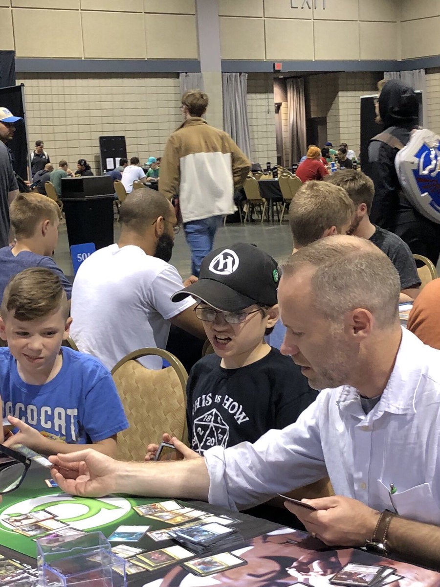 HarpMTG's tweet photo. At #mtgkansas team trio not going so well! https://t.co/ntNZUvv4dO