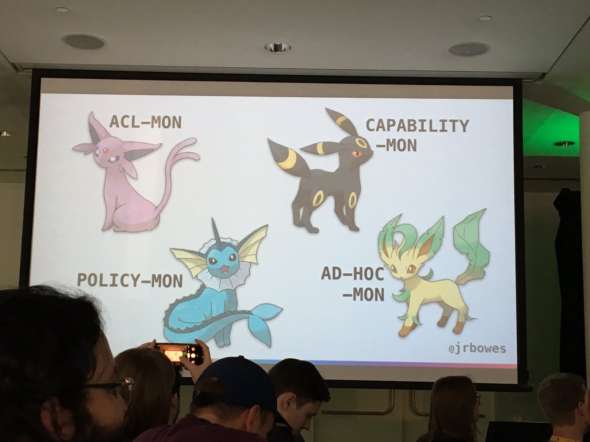 vaaheeswaran's tweet photo. Not one, but TWO talks featuring PokΓ©mon! π± @jrbowes @manifoldco #RBAC #goconcanada #golang https://t.co/afGFaogVoY