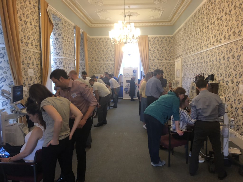 SMUGcourses's tweet photo. Great start to the pm session - real patients with real pathology - cuff tears, bursitis, tendinopathy - great for the delegates to see real patients on a scanning course - #unique #shoulderscan https://t.co/KN3i7JygfJ