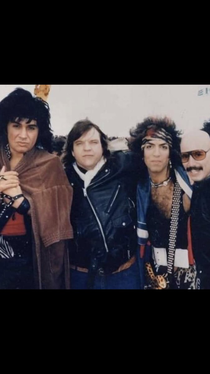 Flashback Friday ! At a Dutch Festival 1984, Kiss and Meatloaf ! Here with Gene Meat and Paul !      🎸🎤⭐️⭐️⭐️📸😎🎸🎶🎼🤘