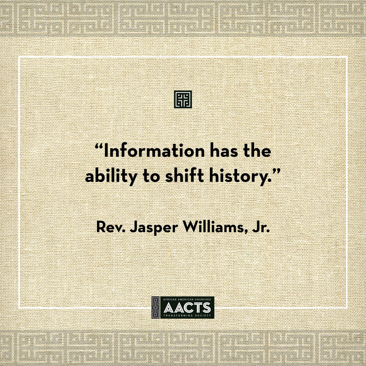 JasperWWilliam2's tweet photo. Information is powerful. That’s why the AACTS Coalition’s mission is to get life-giving information into the hands of every parent.
#RevJasperWilliamsJr. #AACTS #Information https://t.co/oLazE7RgK0