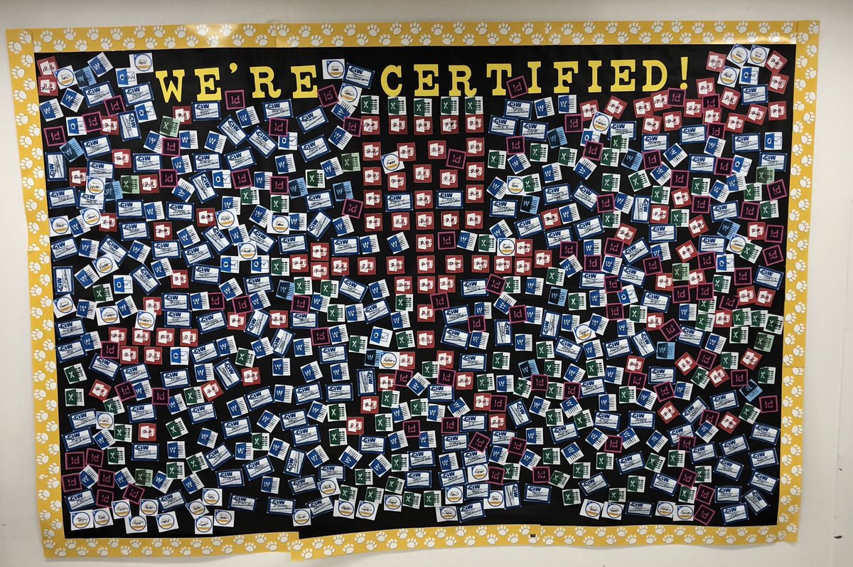 MHSGame_Design's tweet photo. That’s a wrap. 403 certifications earned by our 9th Game Design and BioMed students in Computer Fundamentals. #certsup @HCPSCTAE @MiddletonSTEM https://t.co/bx6M12zmke