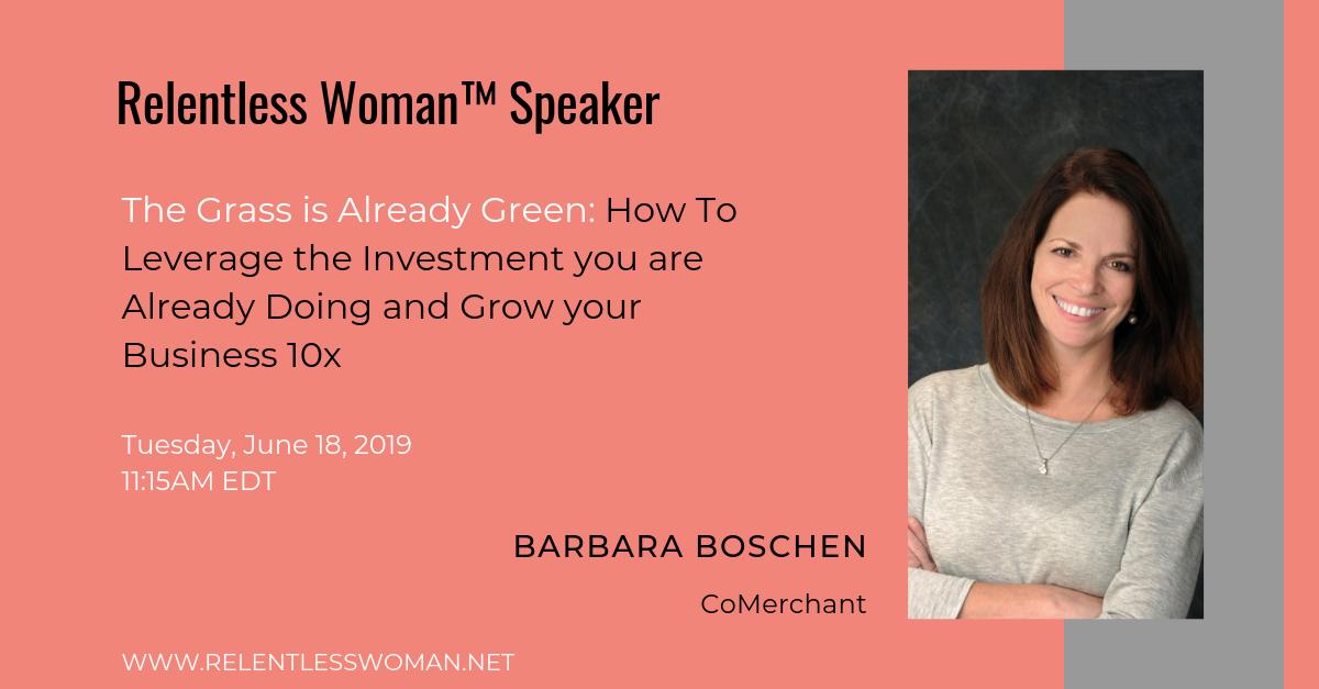 relentlessw0man's tweet photo. We're super excited to add #BarbaraBoschen to the dynamic lineup of #RelentlessWoman! Join us 18Jun-20Jun2019: https://t.co/aCKPDY3ghi

#bossbabe #womenhelpingwomen #conferenceforwomen #yeswecan #entrepreneurialwomen #womensellers #amazonFBA #womeninecommerce https://t.co/j0AZOYnfKl