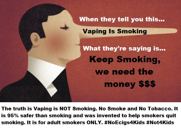 imaracingmom's tweet photo. Just watched a twitter chat @APPEALhealth hosted, where they tried to convince people that #VapingIsSmoking. That's like saying Milk is Beer. #WNTD2019 #WorldNoTobaccoDay #WorldTHRday #VapingSavesLives @INNCOorg #USA https://t.co/C7NlZW6aav
