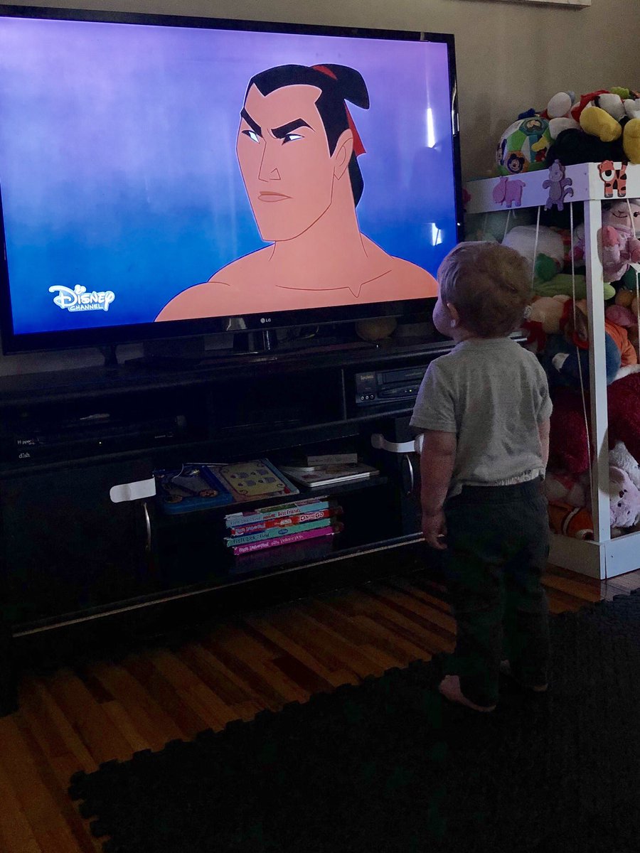 quimbyjo's tweet photo. I have some Mulan loving kids โฅ๏ธ๐ #DisneyMulan @Disney @donnyosmond #IllMakeAManOutOfYou #Mulan https://t.co/OSvru4ZOQg