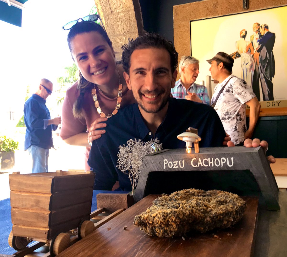 TablasCampillin's tweet photo. Cristina y Víctor han venido a probar nuestro Cachopo campeón de Asturias de 2019. Gracias ! 😃😘😘 @oviedocb https://t.co/AaSEV0GxjU