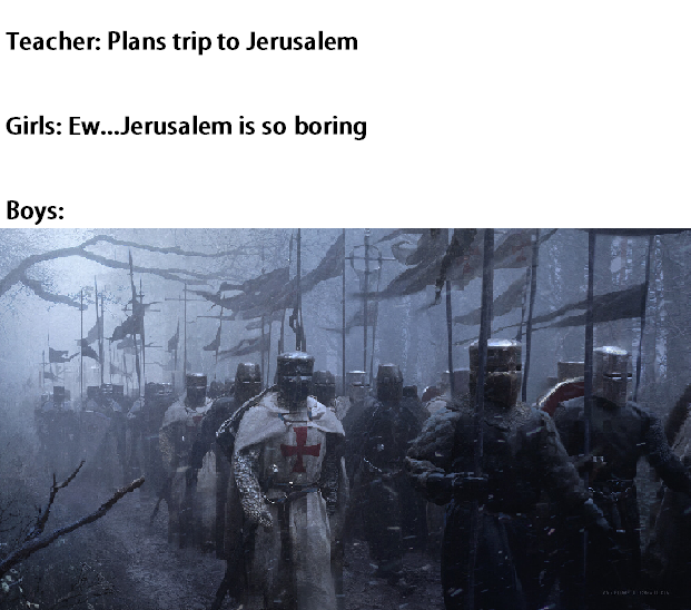 sehlimedd's tweet photo. Deus Vult🤣🤣 https://t.co/c0nawN9zWn