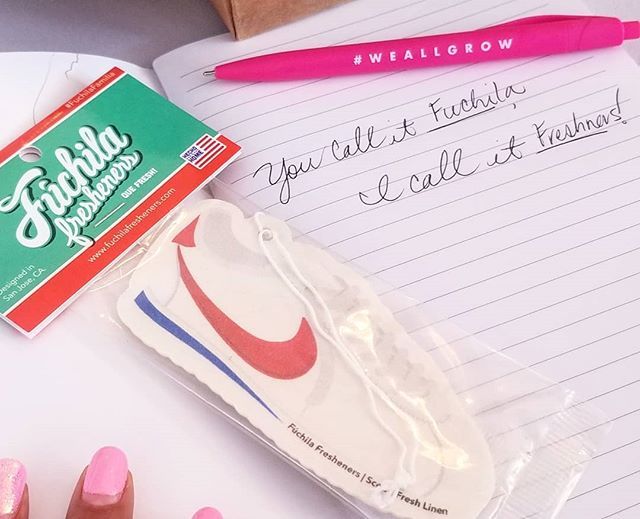 ilaments's tweet photo. You Call it Fuchila, I call it Fresheners! @fuchilafresheners @weallgrowlatina @weallgrowsummit #latina #latino #shoplatinx #cortes #makersmarket #brand #ilaments #quefresh #content #culture #streetstyle #branding #weallgrowlatina https://t.co/GXpuYB5J1i https://t.co/TbqaHmCvvC