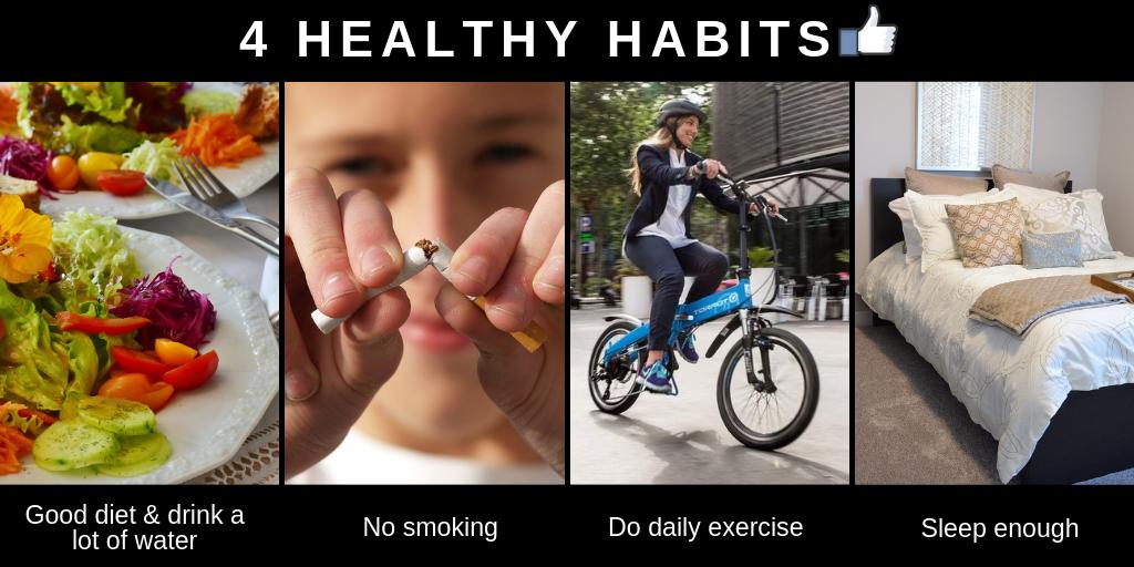 🚭Today is #WorldDayWithoutTobacco &amp; that's why we take the opportunity to share our 🔝4️⃣ healthy habits that you must incorporate into your day to day life😉