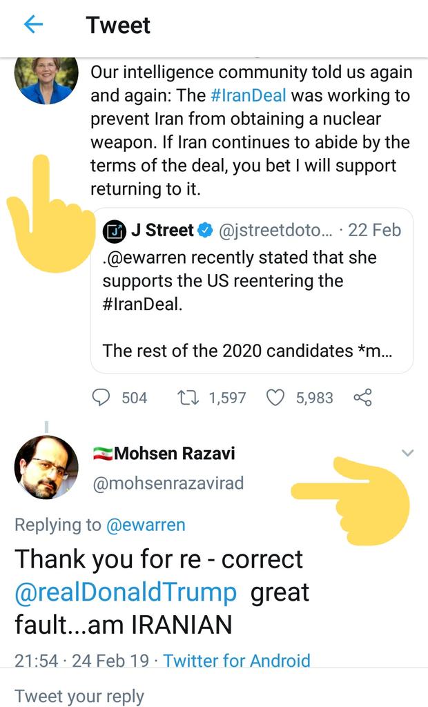 Persia_Empire's tweet photo. @QTAnon1 Iranian regime is supported by Democrats?
#MAGA #Trump2020  #AskTXT #KAG2020 #RestartMIGA https://t.co/L7DKxCEPUi