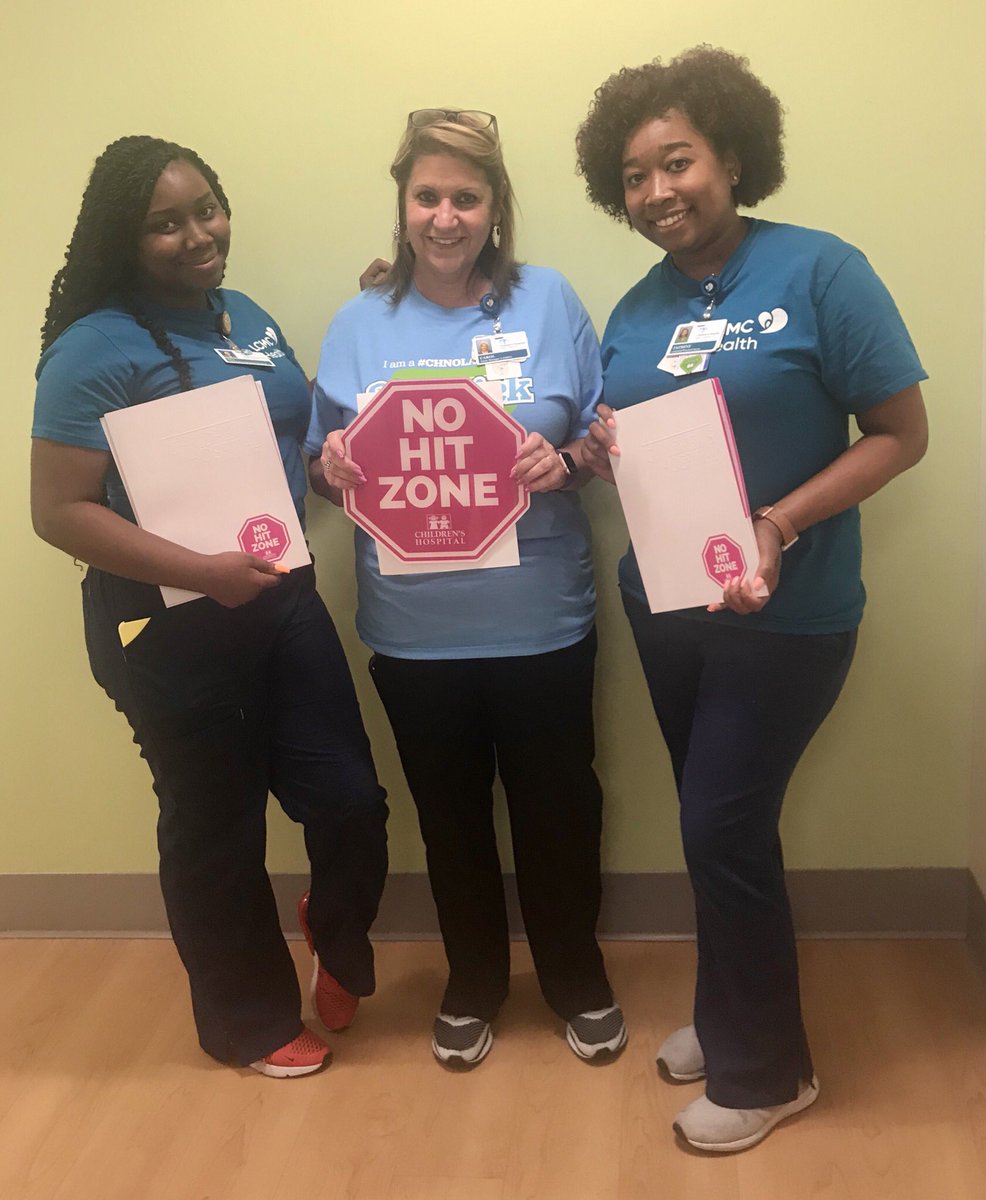 No Hit Zone Training at Children’s Pediatrics - Lakeside Children’s Clinic ✔️Such a friendly team and beautiful facility! <a href="/CHNOLAsnyder/">Carol Snyder</a>