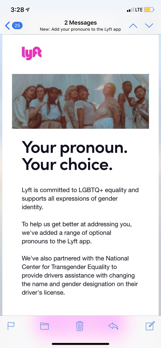 sadyeevnen's tweet photo. So happy to see @lyft making moves for gender inclusivity 🙌 https://t.co/2xxqXVbxNS