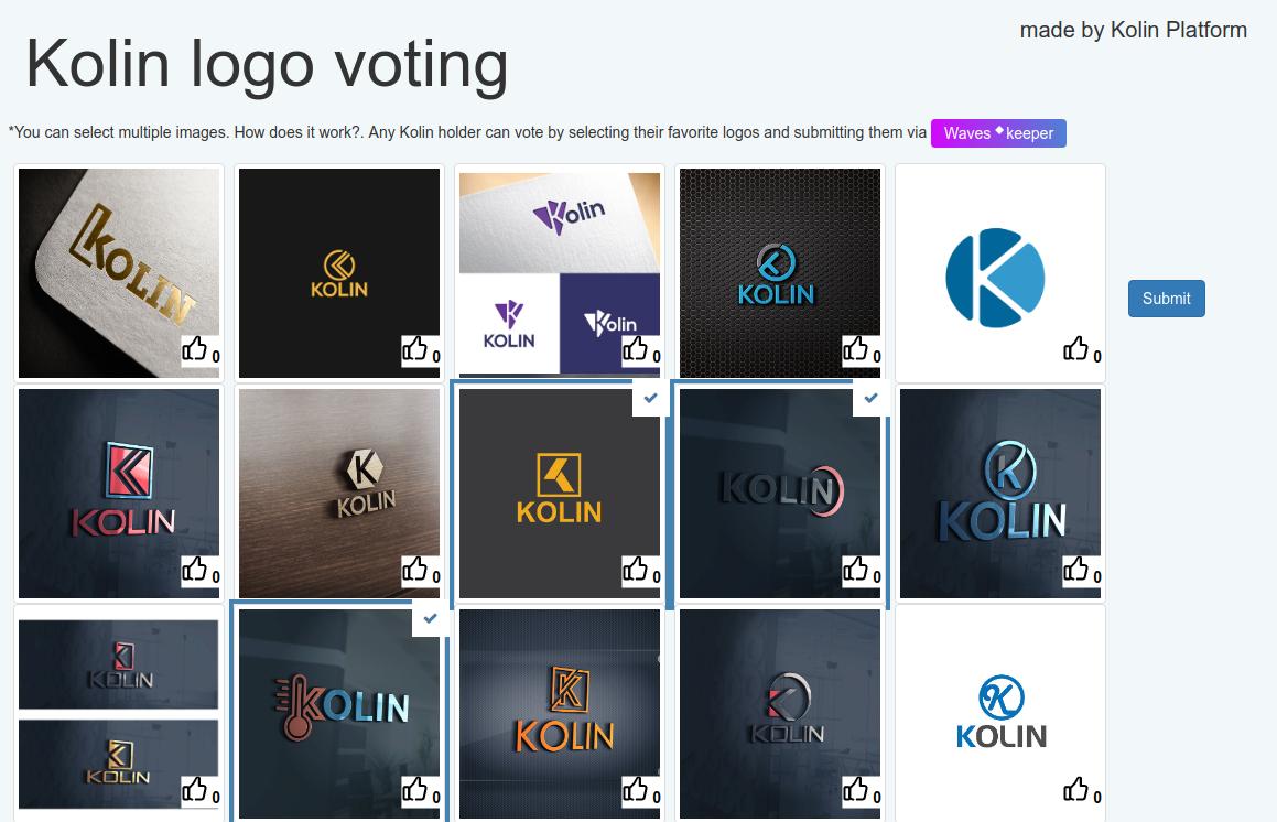 KolinplatformE's tweet image. Hola a todos!. están invitados a participar en nuestro nuevo #voting system!. Aquí cada #kolin #Hodler puede  seleccionar su #logo favorito y firmar la transacción #blockchain vía #WavesKeeper  @KolinPlatform #BUIDL #DApp  
Voting.kolinplatform.com
