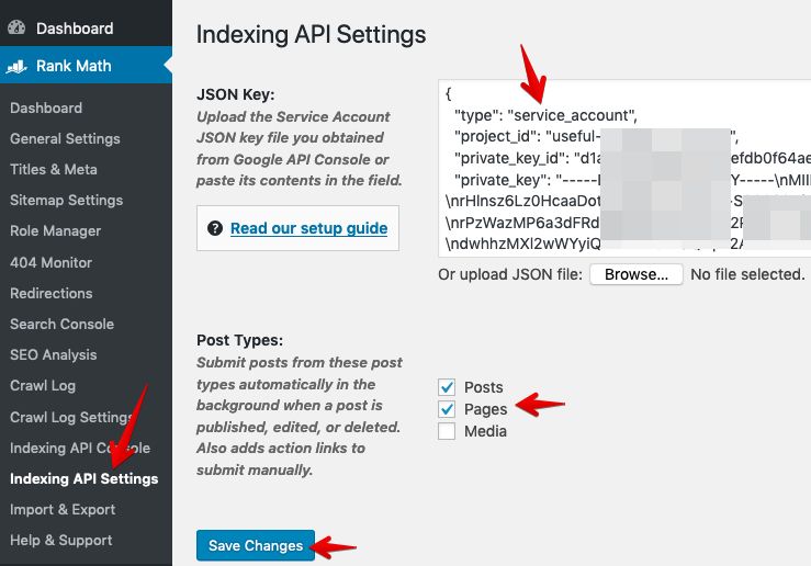 Индекс api