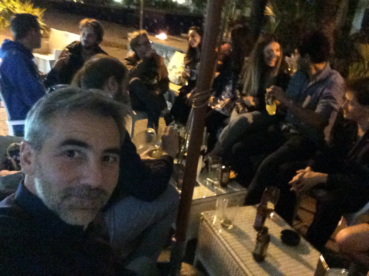 exoplanet_LM's tweet photo. Drinking limoncello with participanta of #ases3 #Exoplanets https://t.co/S6kt0clqBV