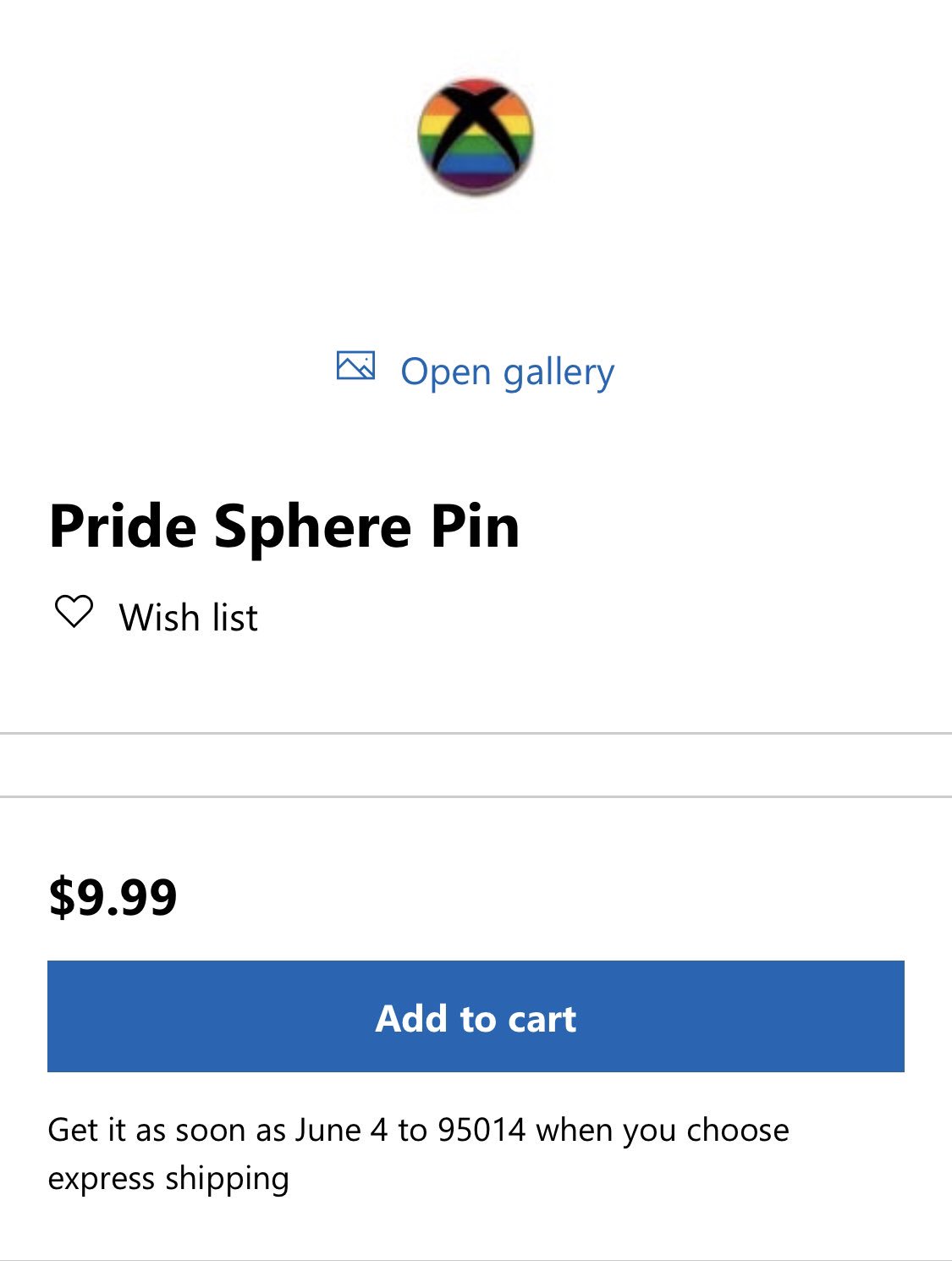 David McGreavy on X: Xbox pride sphere pin is now available for $9.99!    / X