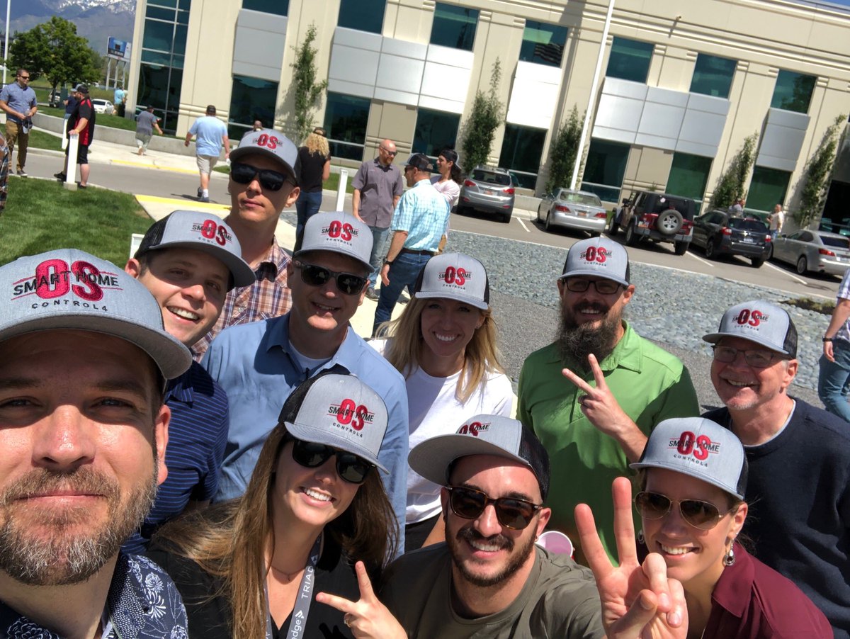 Control4's tweet image. Today, our HQ is celebrating the launch of #Control4OS3. Every member of our org has been focused &amp;amp; working together to deliver this incredible customer experience &amp;amp; to deliver to tools and resources for our dealers. Thx to everyone who made OS3 possible! bit.ly/OS3-tw