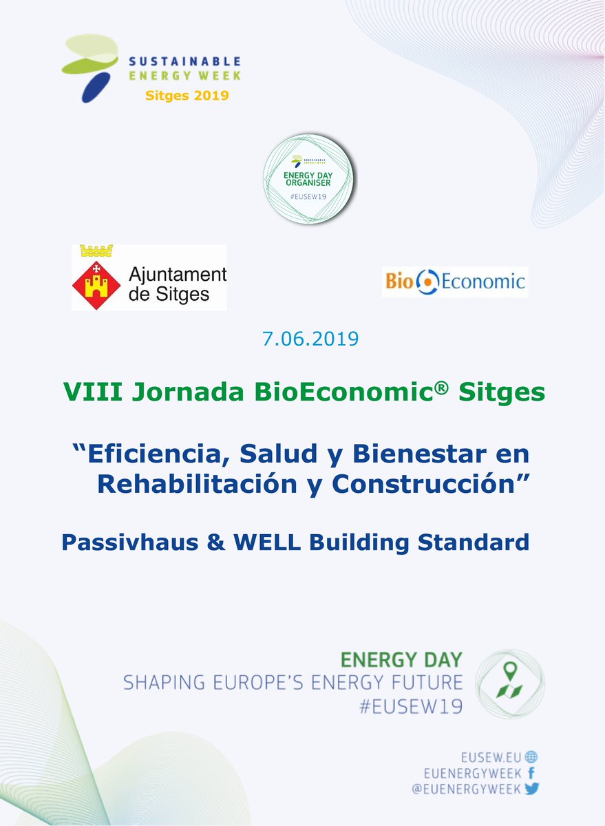 casaspasivas's tweet photo. 7 de junio @casaspasivas asistirá VIII Jornada BioEconomic® Sitges. con la presentación del proyecto de rehabilitación Passivhaus del colegio público “El Garrofer”, por @MWassouf
#Biositges #BioPassivhaus @BioEconomic
Inscripción gratuita: https://t.co/S82jiryzks https://t.co/4sRDkndr5j
