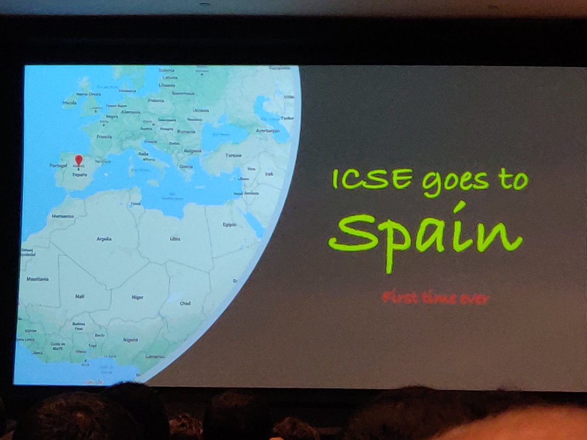 And #icse2021 goes to #Spain!!!